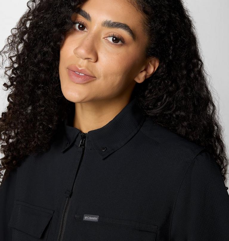 Women's Elevated View Utility Short Sleeve Shirt, Color: Black, image 4
