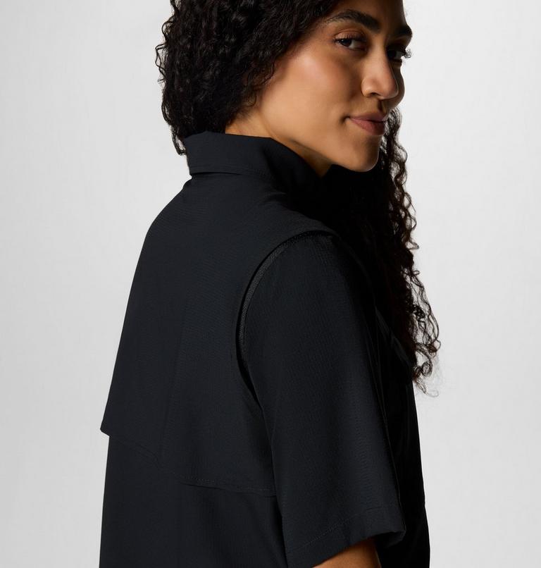 Women's Elevated View Utility Short Sleeve Shirt, Color: Black, image 5
