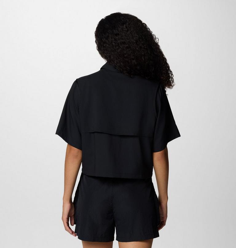 Women's Elevated View Utility Short Sleeve Shirt, Color: Black, image 2