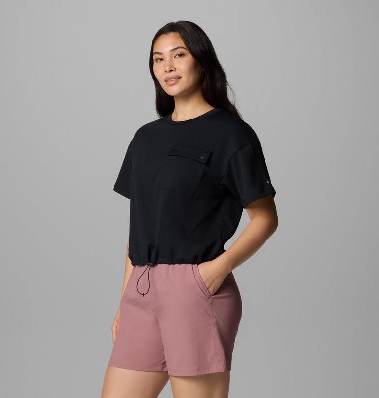 Women's Granite Point Knit Technical T-Shirt, Color: Black, image 3
