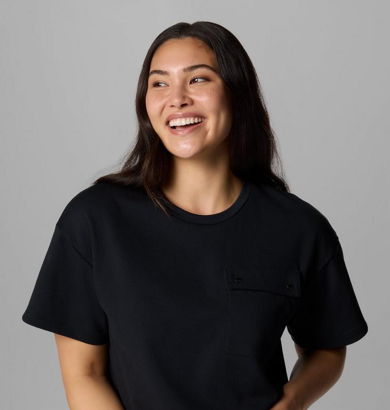 Women's Granite Point Knit Technical T-Shirt, Color: Black, image 4