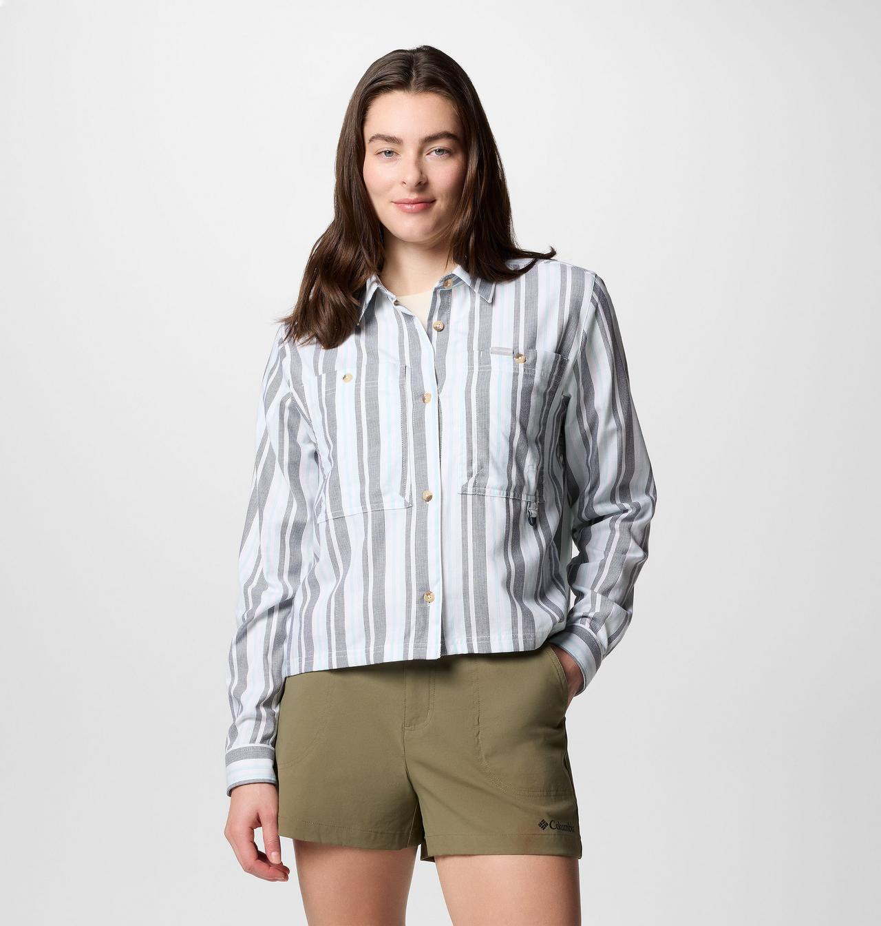 Women's Brea Falls™ Woven Patterned Long Sleeve Shirt 1