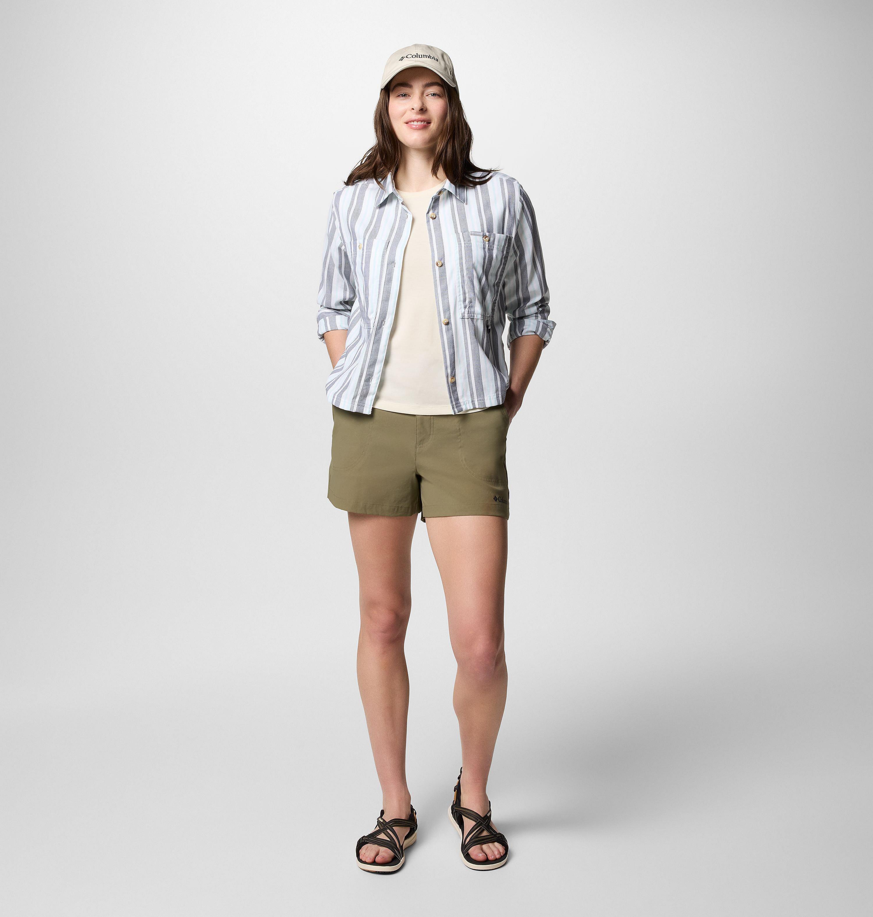 Femme Chemise à manches longues à motifs tissés Brea Falls 6