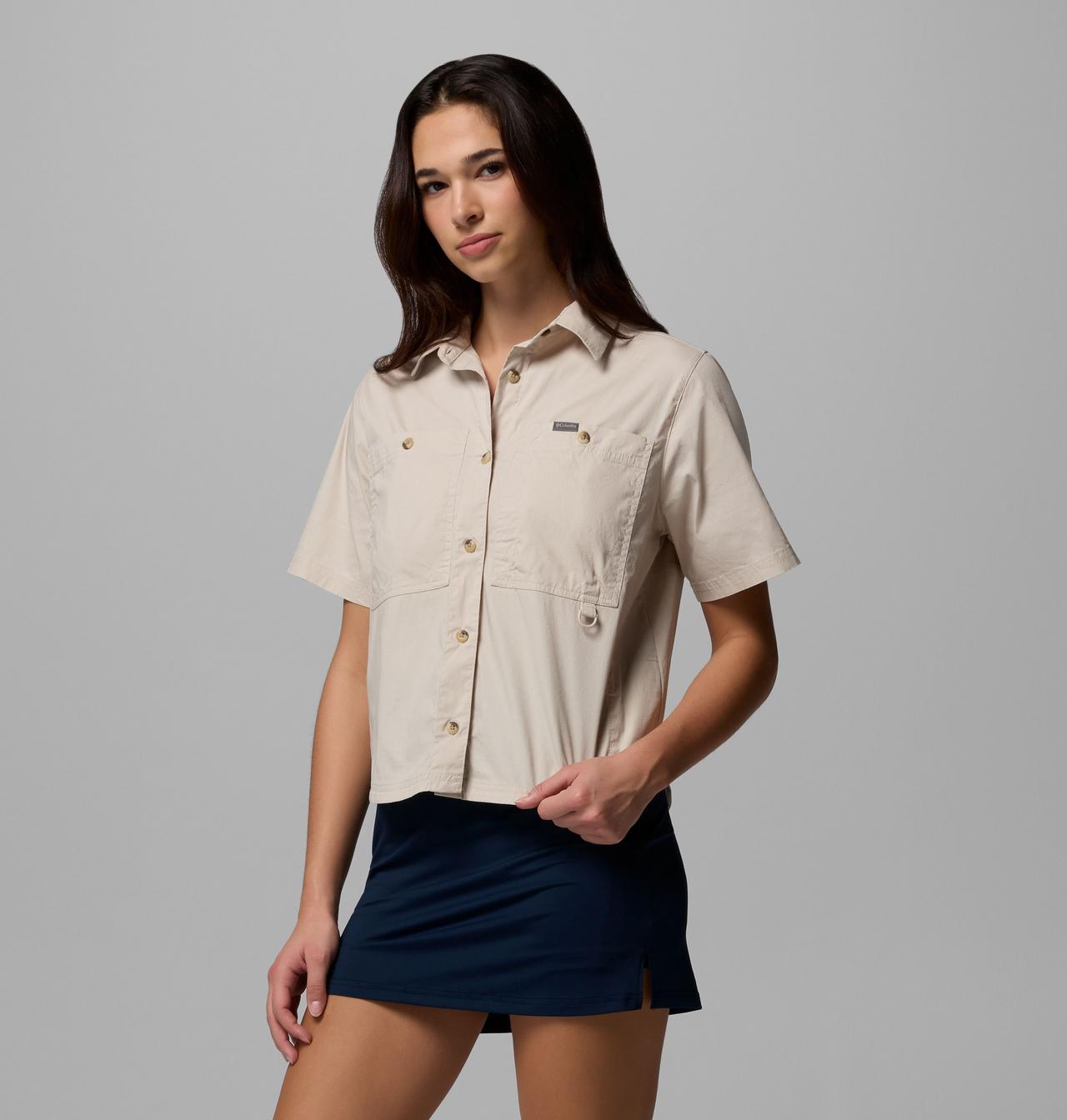 Women's Brea Falls™ Woven Short Sleeve Shirt | 278 | XL 4