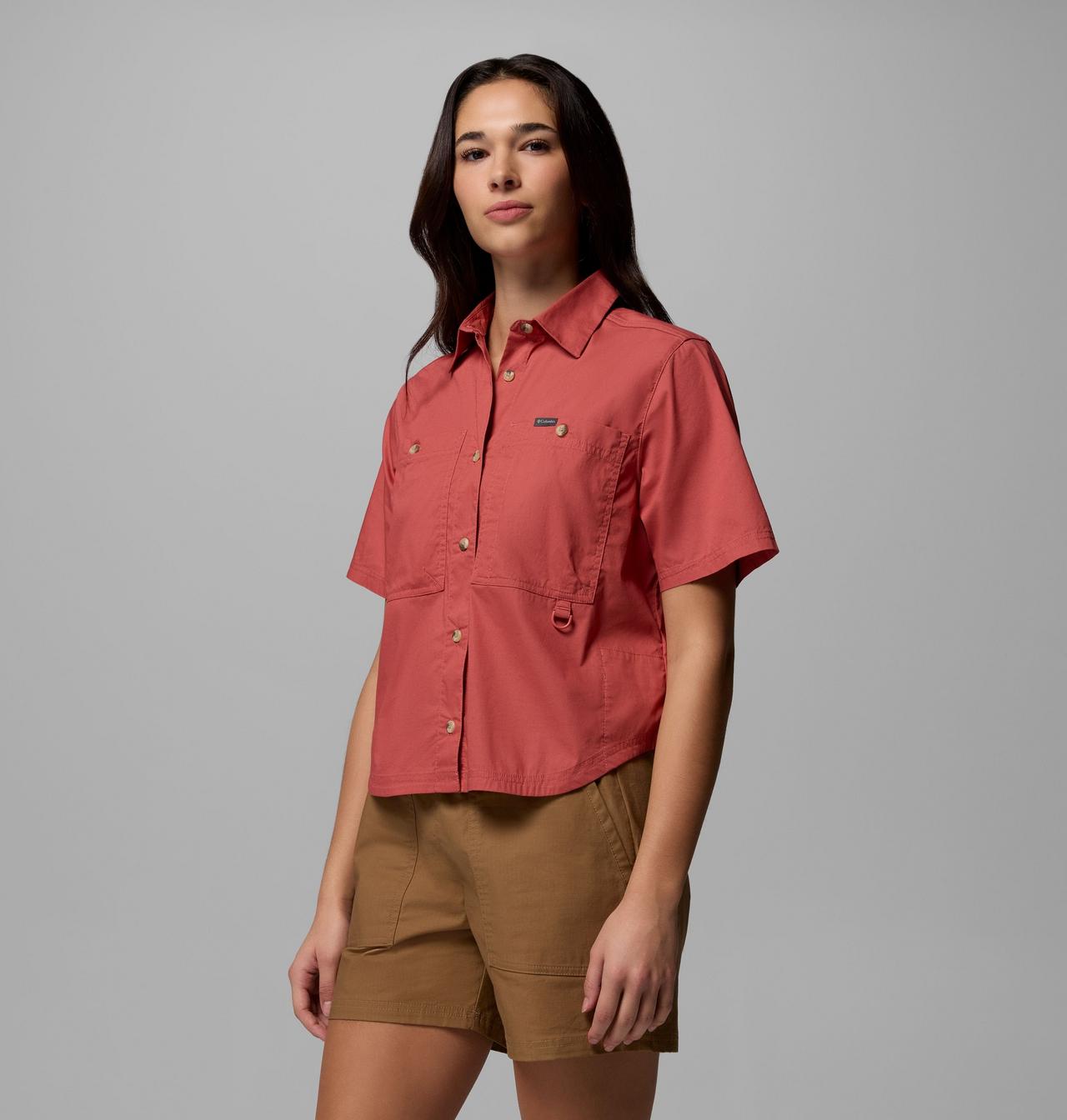 Women's Brea Falls™ Woven Short Sleeve Shirt | 643 | XXL 4