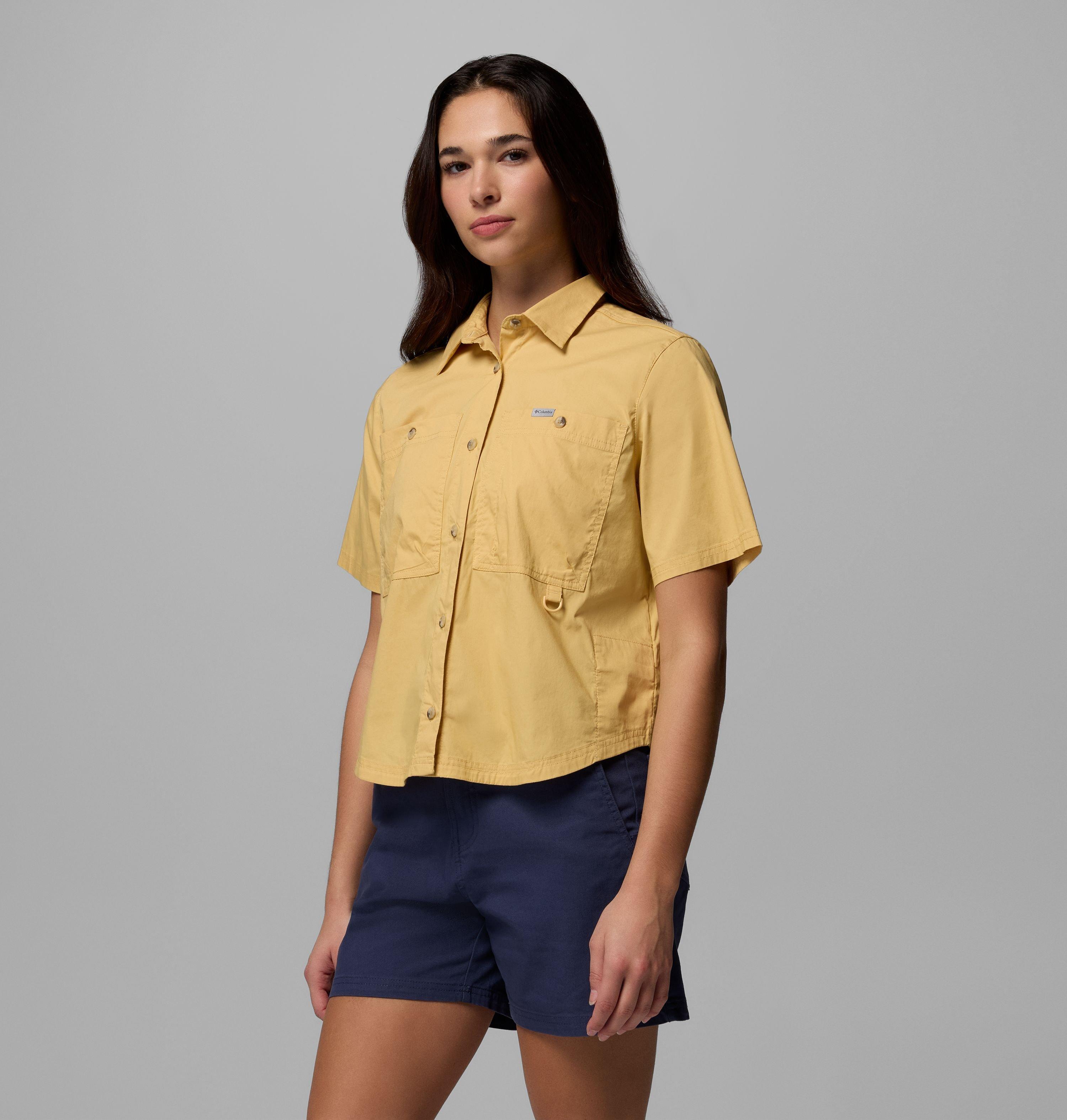Women's Brea Falls Woven Short Sleeve Shirt | 715 | XXL 4