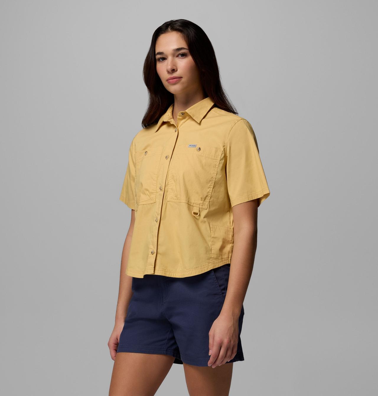 Women's Brea Falls™ Woven Short Sleeve Shirt | 715 | XS 4