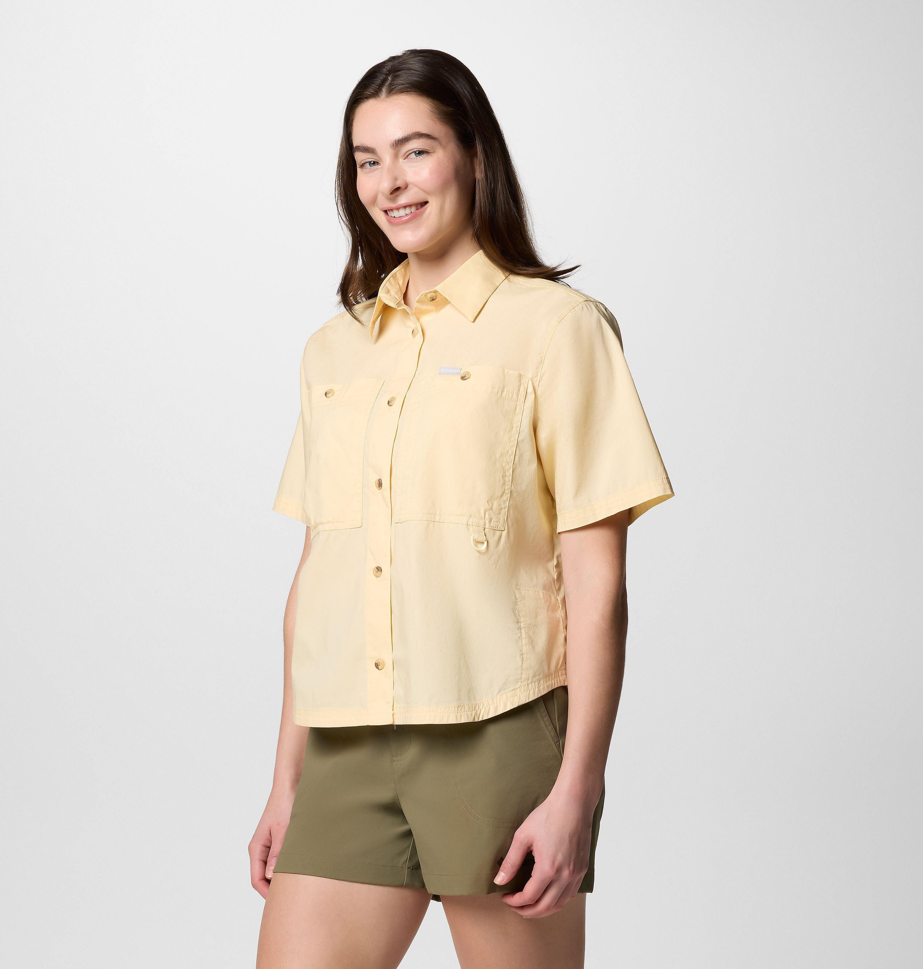 Femme Chemise tissée à manches courtes Brea Falls 3