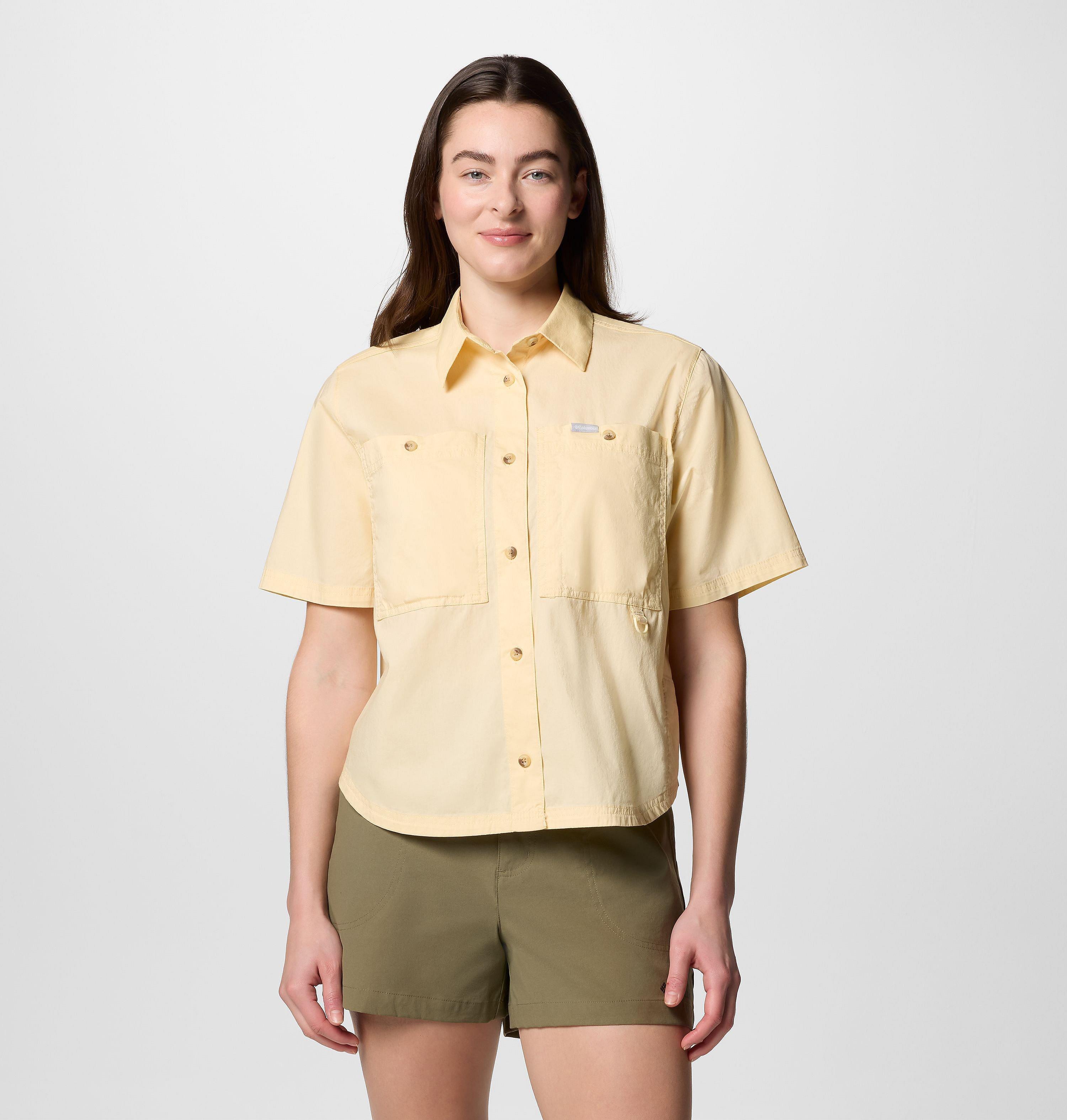 (取寄) コロンビア レディース ブレア フォールズ ウーブン ショート スリーブ Columbia women Brea Falls Woven Short Sleeve Safari Women's Brea Falls Woven Short Sleeve Shirt | Columbia