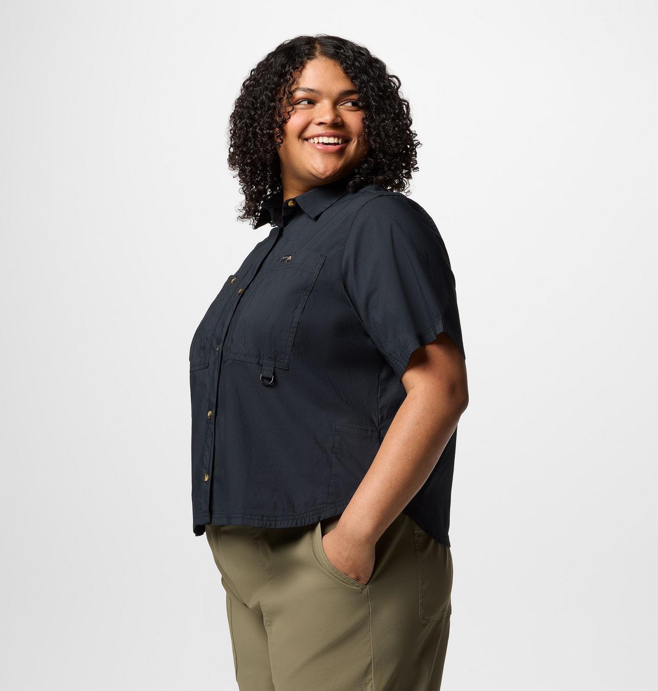 Women's Brea Falls™ Woven Short Sleeve Shirt - Plus Size 3