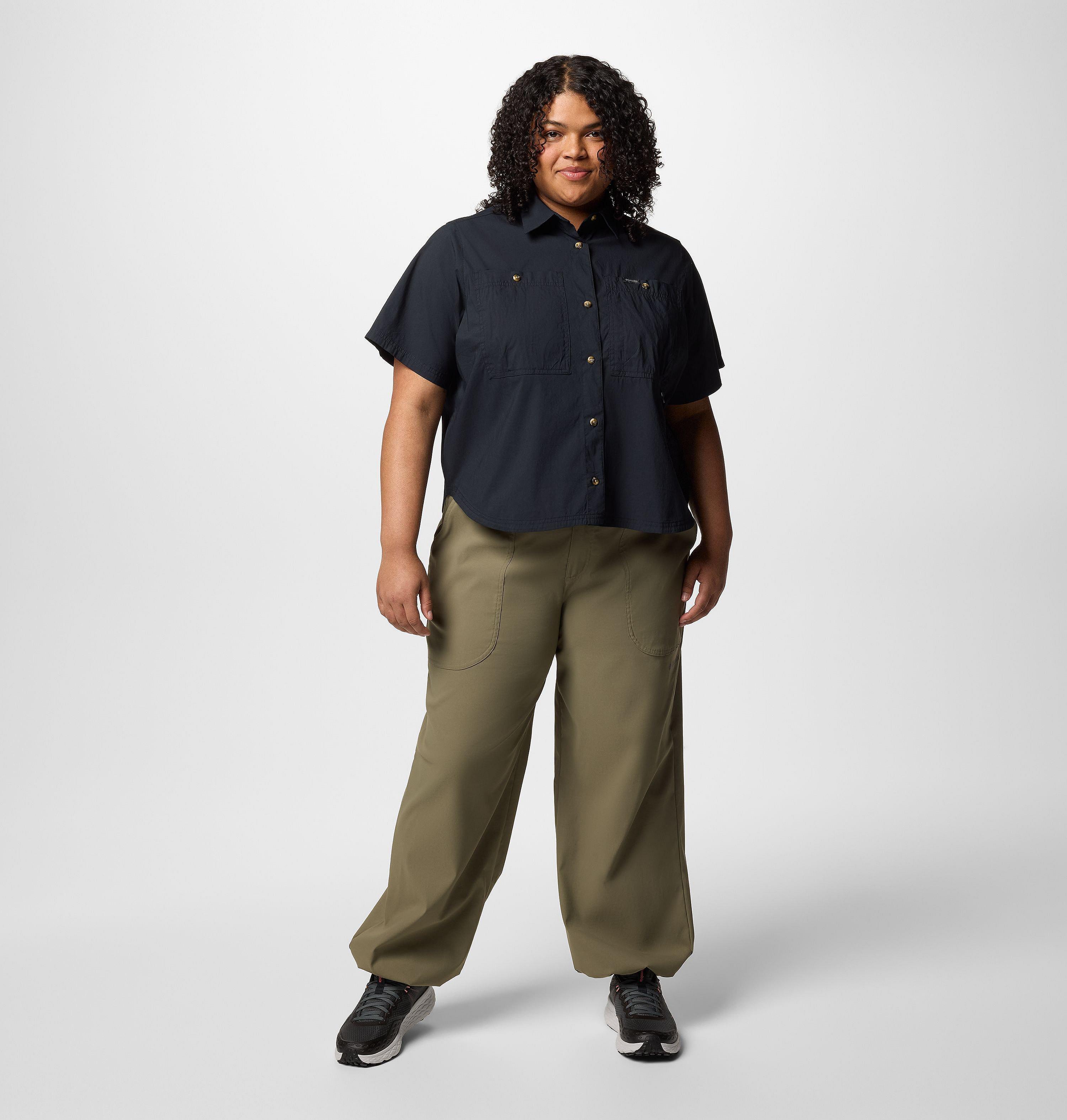 Women's Brea Falls Woven Short Sleeve Shirt - Plus Size 6