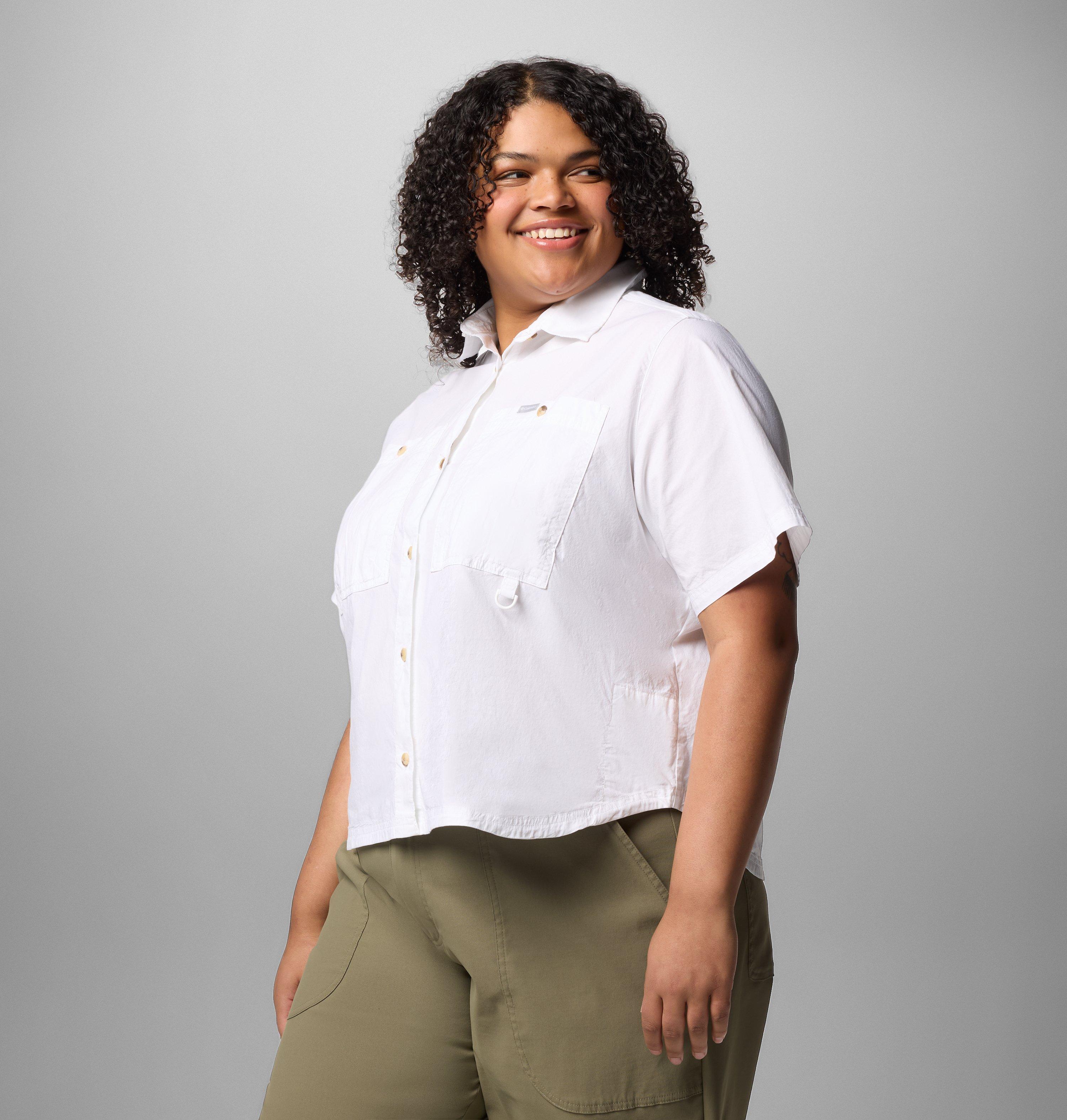 Women's Brea Falls Woven Short Sleeve Shirt - Plus Size 3