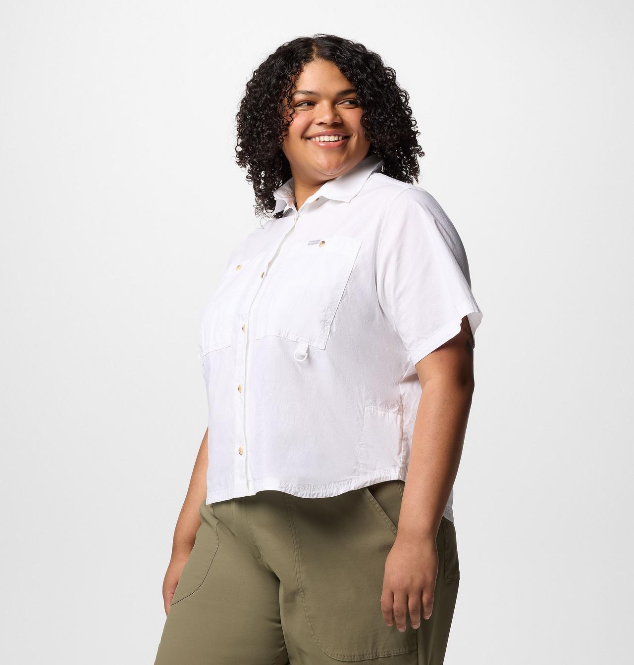 Women's Brea Falls™ Woven Short Sleeve Shirt - Plus Size 3