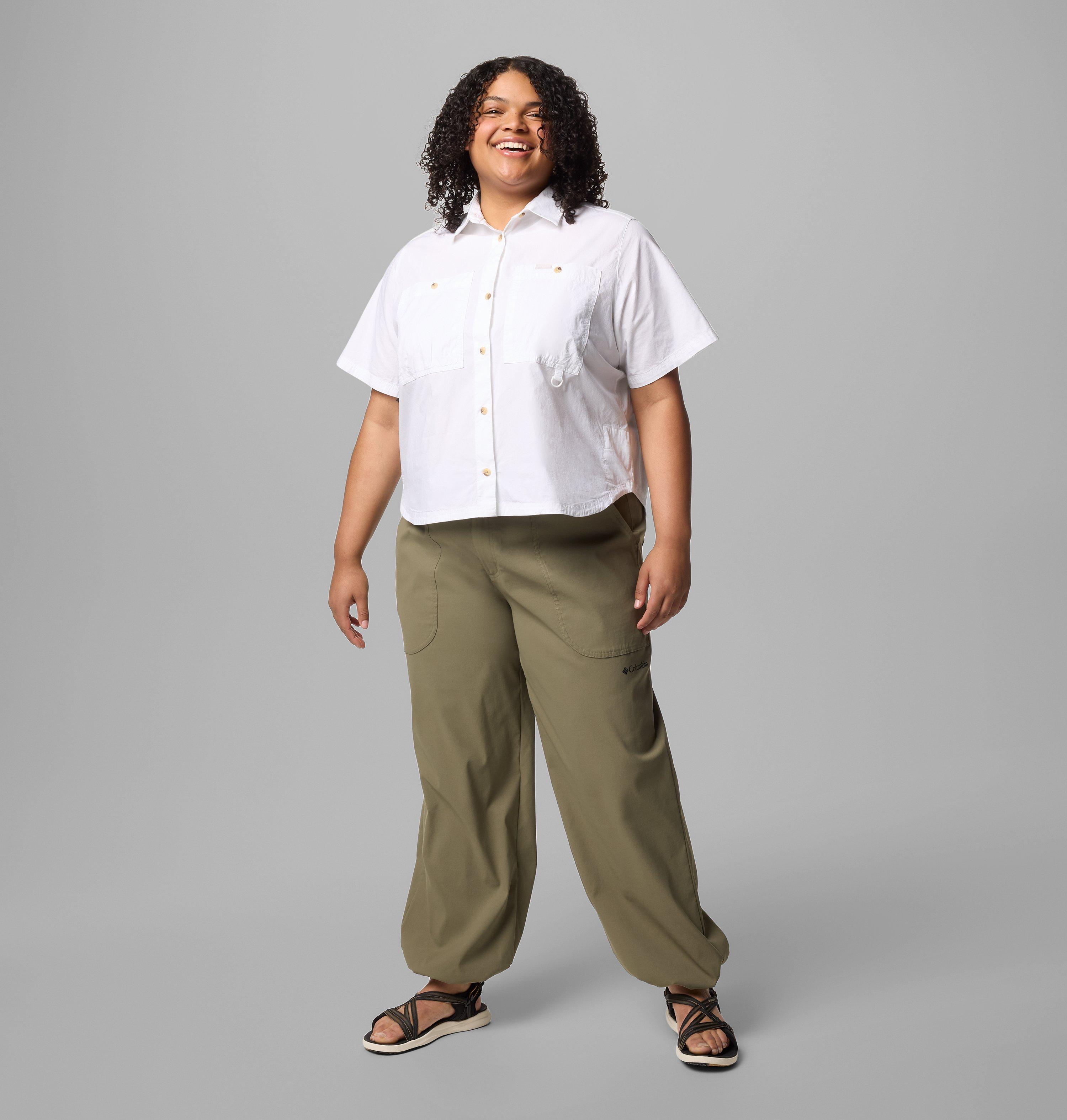 Women's Brea Falls Woven Short Sleeve Shirt - Plus Size 6
