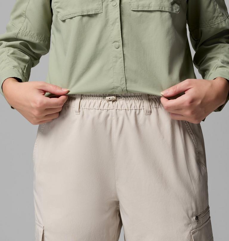 Women's Skien Valley Cargo Hiking Trousers, Color: Dark Stone, image 6