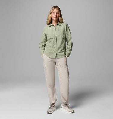 Women's Skien Valley Cargo Hiking Trousers, Color: Dark Stone, image 4