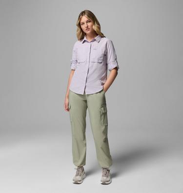 Women's Skien Valley Cargo Hiking Trousers, Color: Safari, image 2