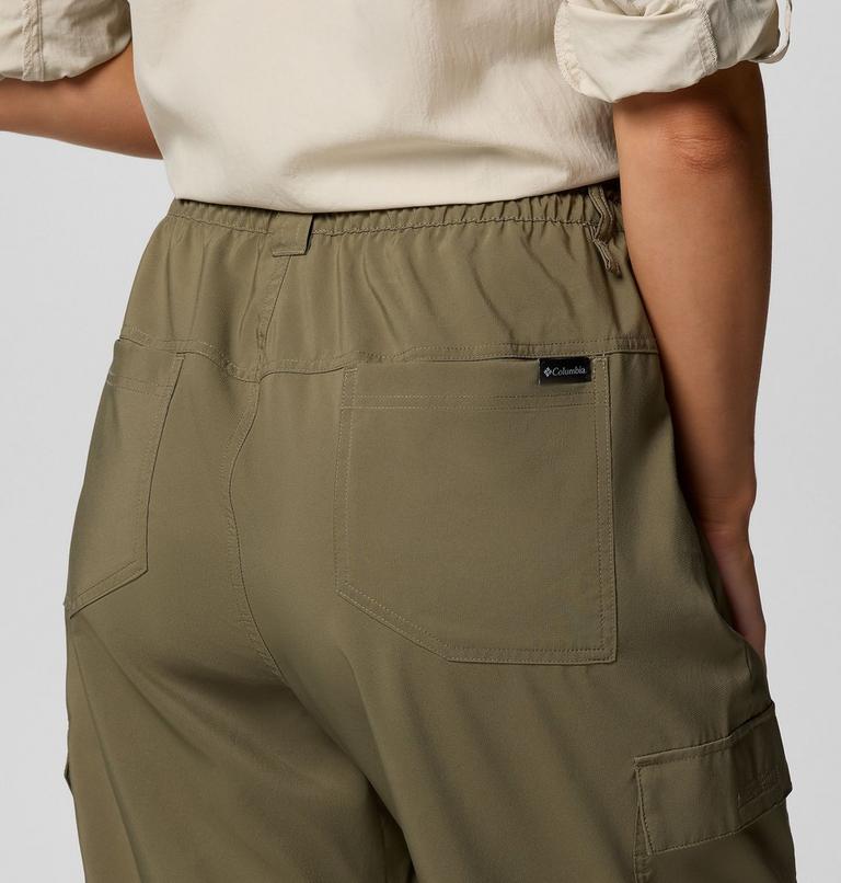 Women's Skien Valley Cargo Hiking Trousers, Color: Stone Green, image 5
