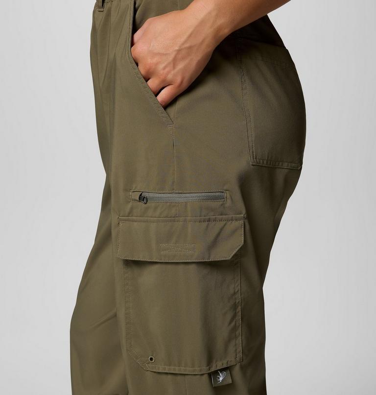 Women's Skien Valley Cargo Hiking Trousers, Color: Stone Green, image 6
