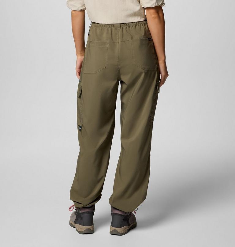 Women's Skien Valley Cargo Hiking Trousers, Color: Stone Green, image 2