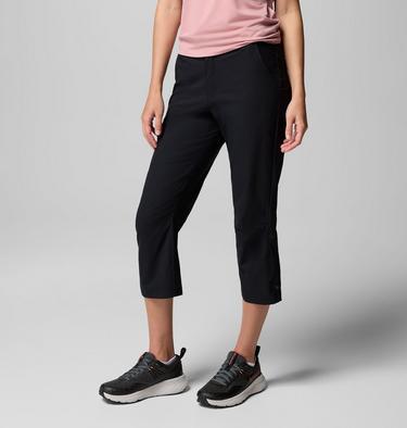 Women's Leslie Falls II Hiking Capri, Color: Black, image 7