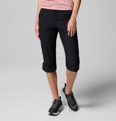 Women's Leslie Falls II Hiking Capri, Color: Black, image 8