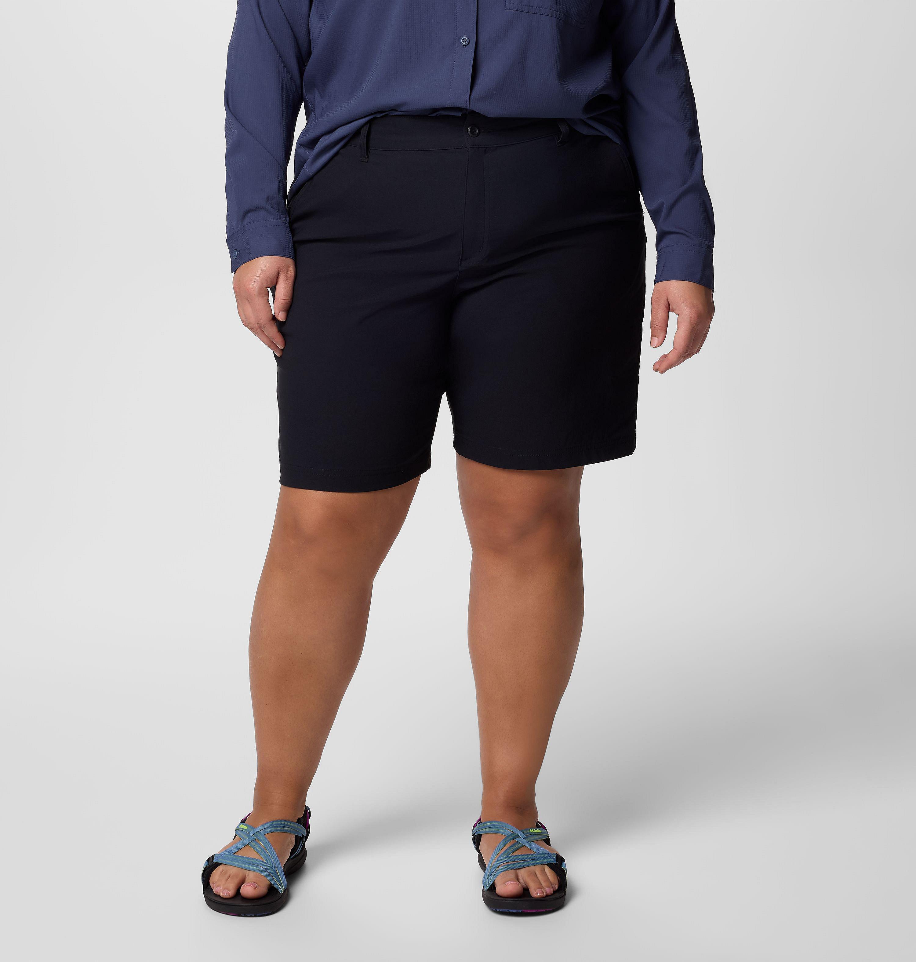 Columbia Women's Leslie Falls Long Shorts II - Plus Size-