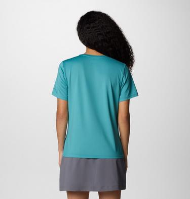 Women's Wild Springs Short Sleeve Shirt, Color: Teal, image 4