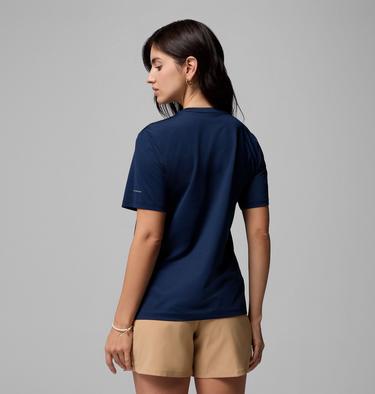 Women's Wild Springs Short Sleeve Shirt, Color: Collegiate Navy, image 2
