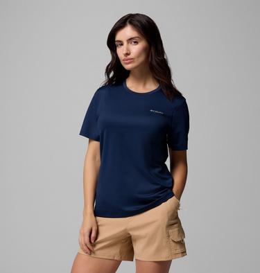Women's Wild Springs Short Sleeve Shirt, Color: Collegiate Navy, image 1