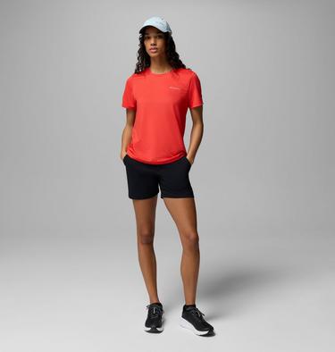 Women's Wild Springs Short Sleeve Shirt, Color: Poppy Red, image 4