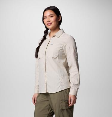 Women's Skien Valley Shirt, Color: Dark Stone, image 3