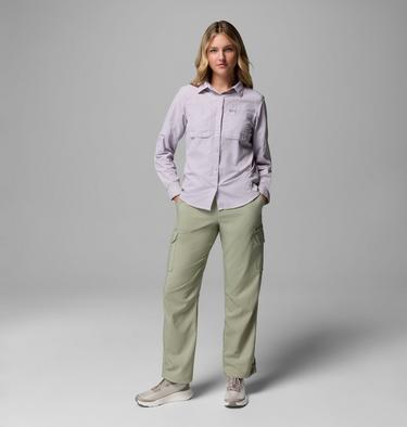 Women's Skien Valley Shirt, Color: Lavender Pearl, image 2