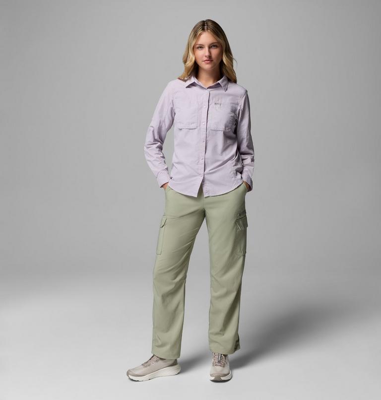 Women's Skien Valley Shirt, Color: Lavender Pearl, image 2