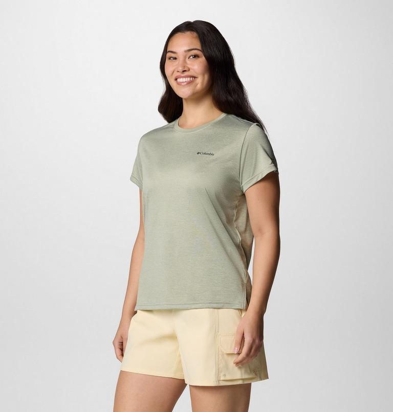 Camiseta técnica BlueVista Hill para mujer, Color: Safari Heather, image 3