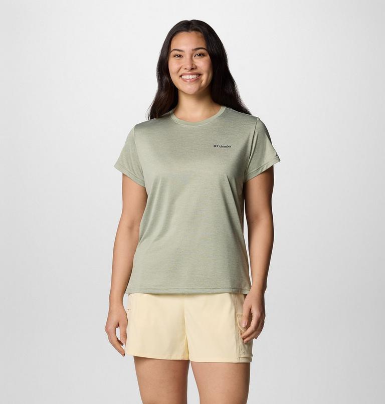 Camiseta técnica BlueVista Hill para mujer, Color: Safari Heather, image 1
