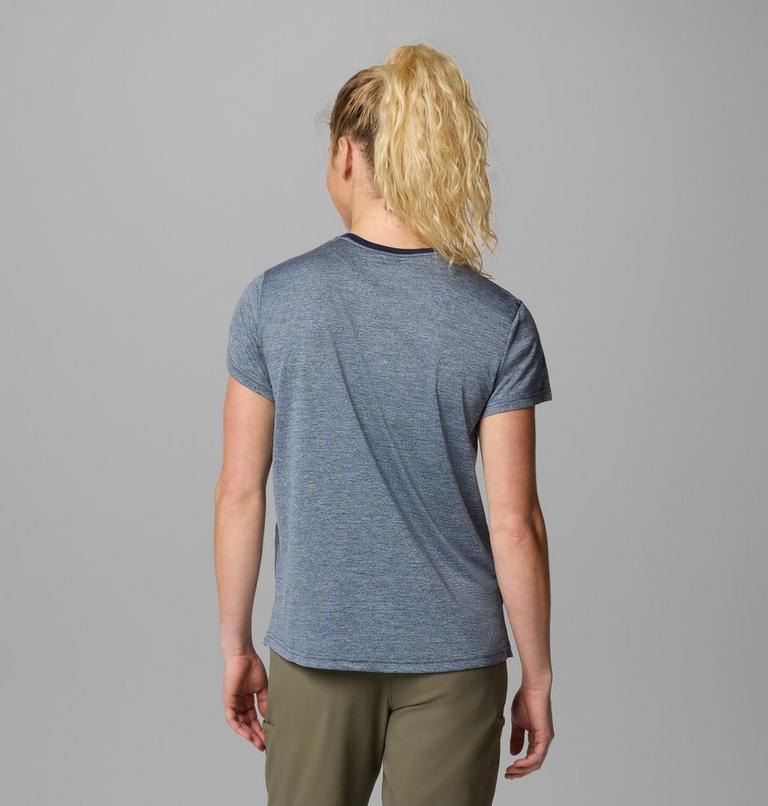 Camiseta técnica BlueVista Hill para mujer, Color: Collegiate Navy Heather, image 2