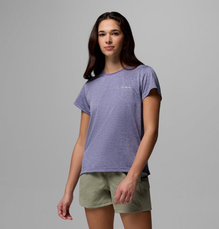 Women's BlueVista Hill Technical T-Shirt, Color: Stormwatch Heather, image 4