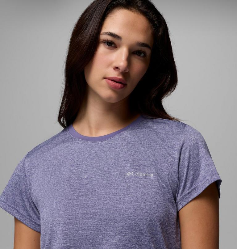 Women's BlueVista Hill Technical T-Shirt, Color: Stormwatch Heather, image 5
