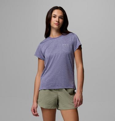 Women's BlueVista Hill Technical T-Shirt, Color: Stormwatch Heather, image 5