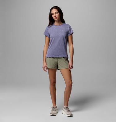 Women's BlueVista Hill Technical T-Shirt, Color: Stormwatch Heather, image 6