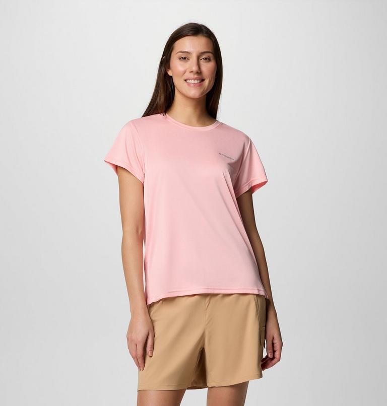 Camiseta técnica BlueVista Hill para mujer, Color: Pink Sand Heather, image 5