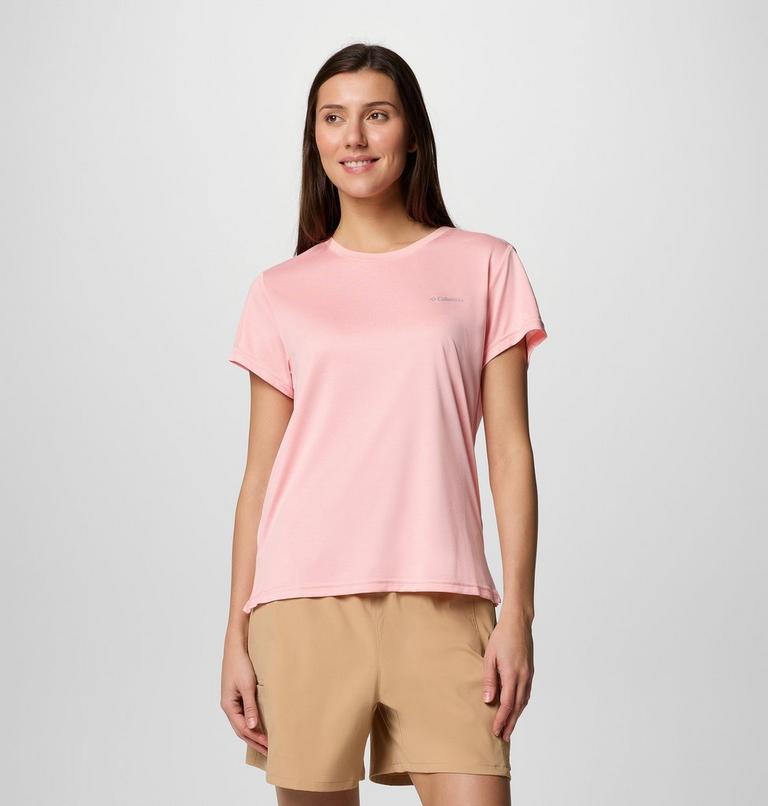Camiseta técnica BlueVista Hill para mujer, Color: Pink Sand Heather, image 1