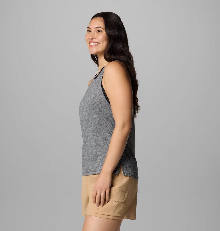 Women's BlueVista Hill Technical Tank, Color: Black Heather, image 3
