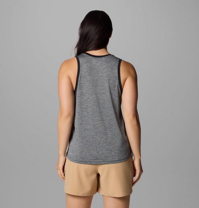 Women's BlueVista Hill Technical Tank, Color: Black Heather, image 2