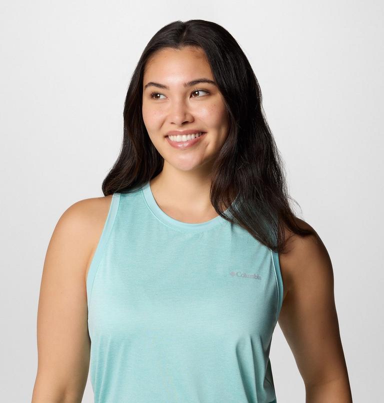 Camiseta técnica de tirantes BlueVista Hill para mujer, Color: Spray Heather, image 4