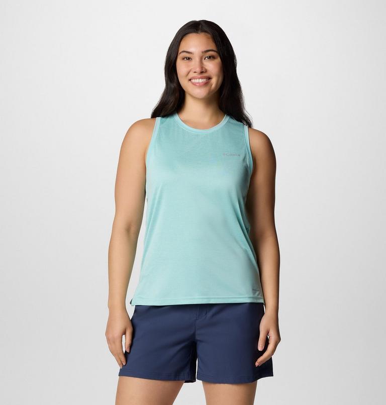 Camiseta técnica de tirantes BlueVista Hill para mujer, Color: Spray Heather, image 1