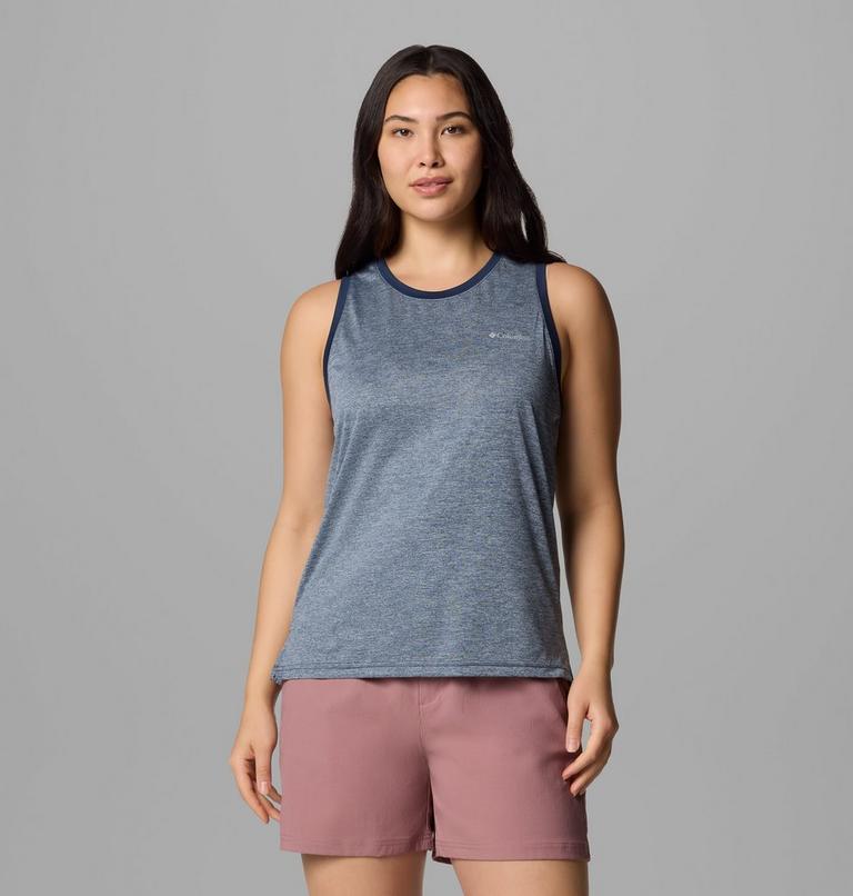 Women's BlueVista Hill Technical Tank, Color: Collegiate Navy Heather, image 1