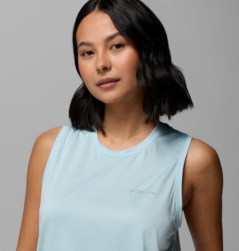 Women's BlueVista Hill Technical Tank, Color: Marine Light Heather, image 5