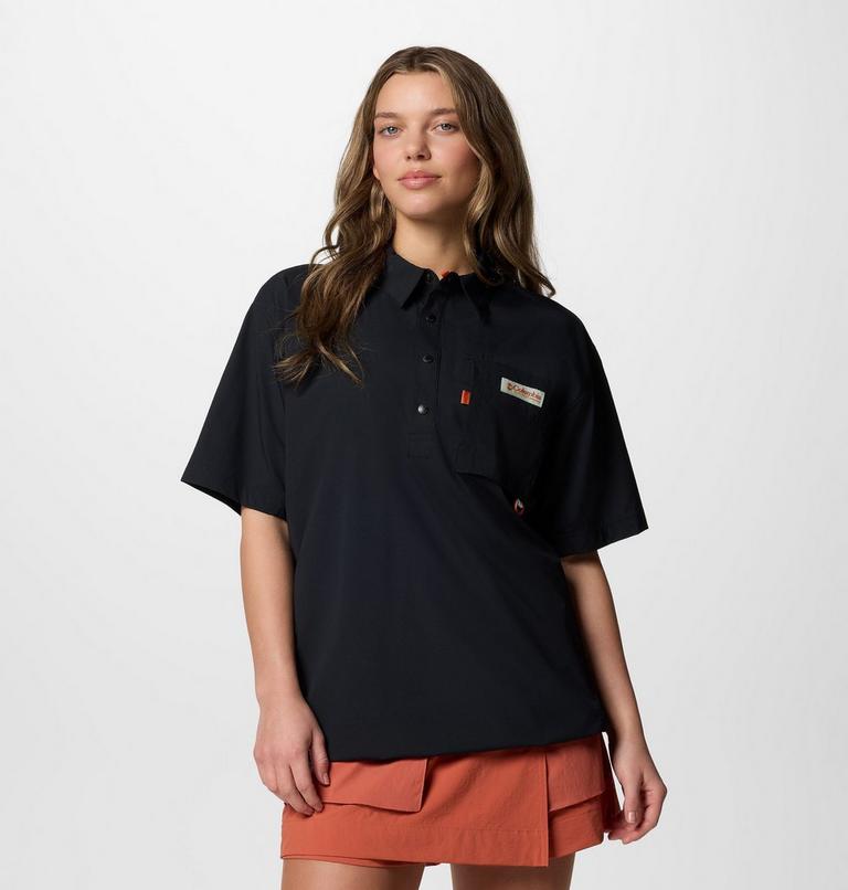 Camisa de manga corta unisex Cove Beach, Color: Black, image 2